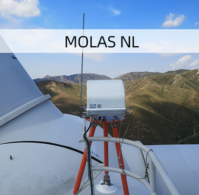 国内の風力のための10の層の間隔の測定の風のアイリスLidar