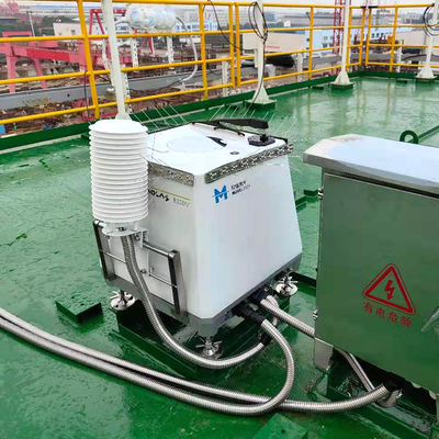 風向範囲 0-360° オフショア風力リダ、100-230VAC電源、IEC 60825-1 クラス1Mのアイセーフティ