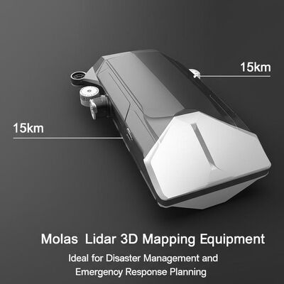 最大取得距離15km Molas Lidar 3Dマッピング装置 災害管理と緊急対応計画に最適
