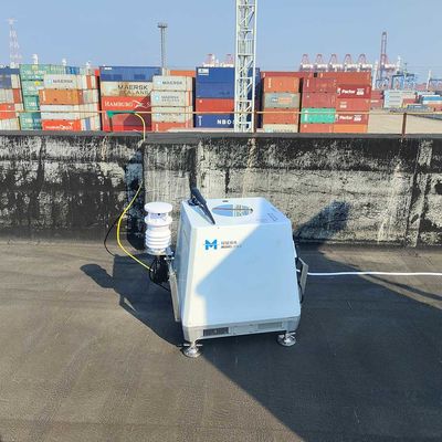 質  0-360 Degree Direction Laser Wind Speed Measurement ASCII Data Format Wind Lidar 工場