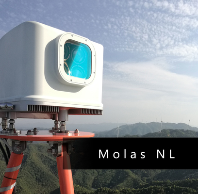 4つはNlが軽い検出および及ぶことを巻く沖合いLidarのMolasを発する
